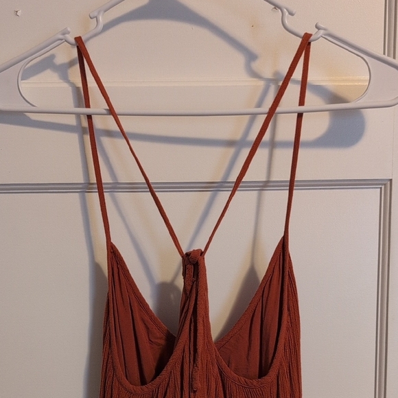 LOFT Terracotta Sleeveless Maxi-Dress - Picture 8 of 12